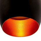 Светильник потолочный лофт "Зарина" 1 лампа 40W E27 основание черный 24х24х210 см - Фото 2