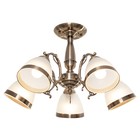 Люстра классика «Мадлен», 5 ламп, 60W E27, основание античная бронза - Фото 2