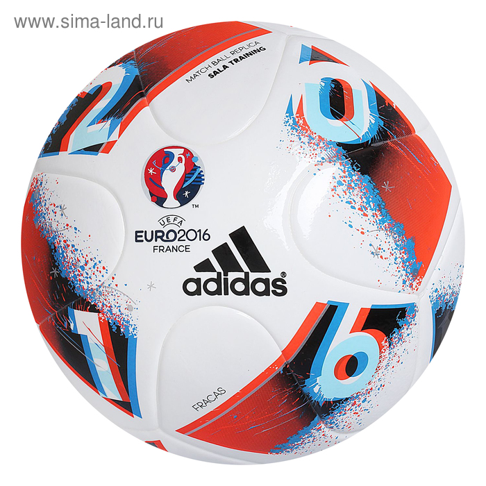Мяч футзальный Adidas EURO 2016 Sala Training, AO4859, размер 4 - Фото 1