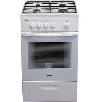 Плита "Лысьва" ГП 400 МС СТ-2у, газовая, 4 конфорки, 60 л, без крышки, белая