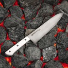 Нож кухонный Samura HARAKIRI, шеф, лезвие 20,8 см, белая рукоять - Фото 2