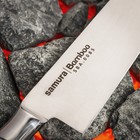 Нож кухонный Samura BAMBOO, шеф, лезвие 20 см, стальная рукоять - Фото 3