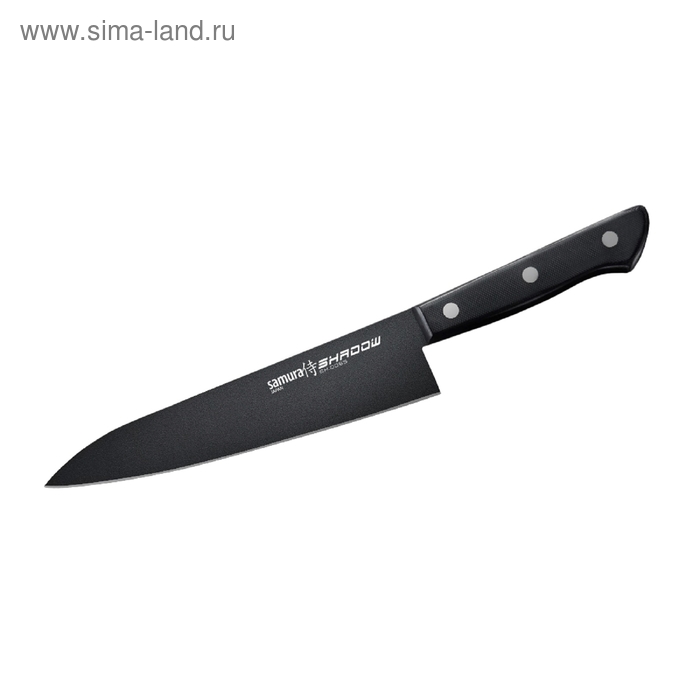 Нож кухонный 18 см "Samura Shadow. Шеф", с покрытием Black Fuso - Фото 1