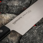 Нож кухонный Samura HARAKIRI, шеф, лезвие 20,8 см, чёрная рукоять - Фото 3