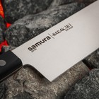 Нож кухонный Samura HARAKIRI, Сантоку, лезвие 17,5 см, чёрная рукоять - Фото 3