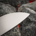 Нож кухонный Samura HARAKIRI, Сантоку, лезвие 17,5 см, чёрная рукоять - Фото 4