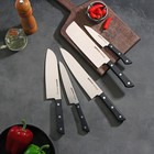 Набор ножей Samura HARAKIRI, 5 шт, лезвие: 9,9 см, 15 см, 16,1 см, 16,5 см, 18,5 см, чёрная рукоять - фото 2045713
