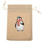 Мешочек подарочный "Пингвин"10 х 14 см  +/- 1.5 см - Фото 1