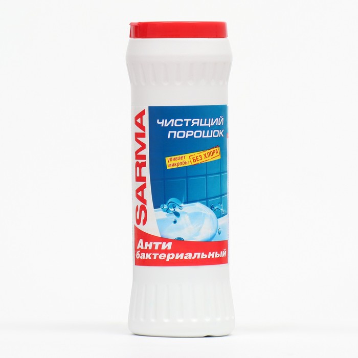 Чистящее средство Sarma "Антибактериальный", порошок, для ванной комнаты, 400 г - Фото 1