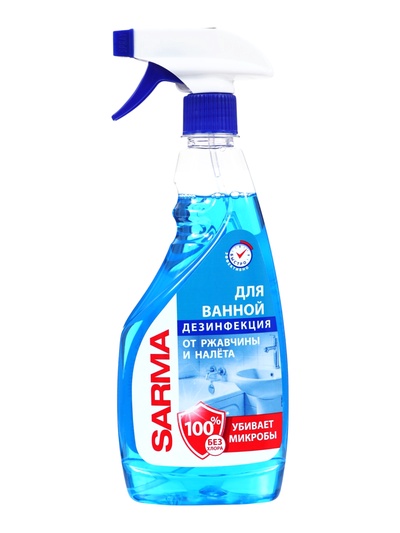 Средство чистящее «Sarma», для поверхностей ванной, спрей, 500 мл