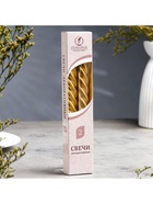 Набор свечей витых, 2.3×24.5 см, 5 ч, 50 г, 2 шт., золотой - фото 68025912