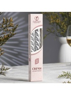 Набор свечей витых, 2.3×24.5 см, 5 ч, 50 г, 2 шт., серебряный - фото 67922781