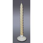 Набор свечей витых, 2,3х 24,5 см,  2 штуки, слоновая кость - Фото 2