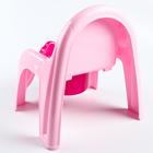 Горшок-стульчик с крышкой, цвет розовый МИКС - Фото 4