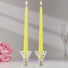 Набор свечей античных ароматических "Персик", 2,3х 24,5 см, 5 ч, 55 г, 2 штуки, желтый - фото 8482285