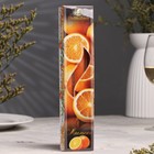 Набор свечей античных ароматических "Апельсин", 2,3х 24,5 см, 5 ч, 55 г, 2 штуки, оранжевый - Фото 2