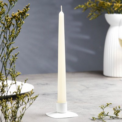 Свеча античная, 2.3×24.5 см, 5 ч, 55 г, слоновая кость