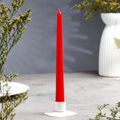 Свеча античная, 2.3×24.5 см, 5 ч, 55 г, красная