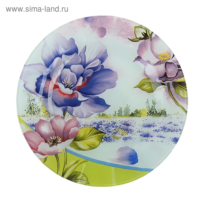 Тарелка десертная Доляна «Лиловый соблазн», d=20 см - Фото 1