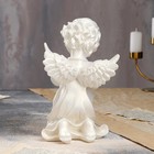 Статуэтка "Ангел молящийся в платье", перламутровая, 25 см - Фото 3