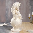 Статуэтка "Ангел на шаре со скрипкой", перламутровая, 49 см - Фото 2