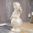 Статуэтка "Ангел на шаре со скрипкой", перламутровая, 49 см - Фото 3