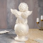 Статуэтка "Ангел на шаре со скрипкой", перламутровая, 49 см - Фото 4