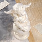 Статуэтка "Ангел на шаре со скрипкой", перламутровая, 49 см - Фото 5