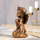 Статуэтка "Ангел с сердцем" бронзовый цвет, 18 см - Фото 4