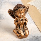 Статуэтка "Ангел с сердцем" бронзовый цвет, 18 см - Фото 5