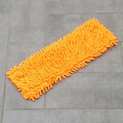 Насадка для плоской швабры Доляна, 40×10 см, 80 гр, микрофибра букли, цвет МИКС