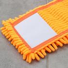 Насадка для плоской швабры Доляна, 40×10 см, 80 гр, микрофибра букли, цвет МИКС - Фото 4