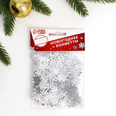 Конфетти «С Новым Годом!», снежинки, 14 г