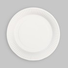 Тарелка одноразовая бумажная «С днем рождения» подарки и серпантин (набор 6 шт.) - Фото 4