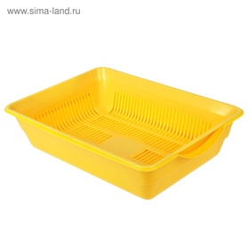 Туалет глубокий с сеткой 36 х 25 х 9 см, желтый