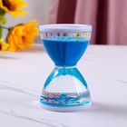 Гелевые часы "Бордерия", 7 х 5 см, синие - фото 8287352