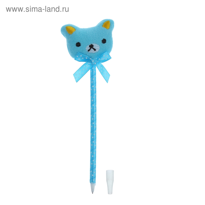 Мягкая ручка "Мишка", цвета МИКС - Фото 1