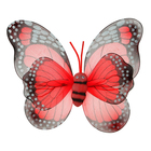 Карнавальные крылья «Бабочка», для детей, цвет красный - фото 8482778