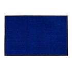 Коврик придверный влаговпитывающий, ребристый, «Стандарт», 80×120 см, цвет синий - Фото 3