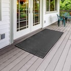 Коврик придверный влаговпитывающий, ребристый, «Стандарт», 120×250 см, серый - Фото 1