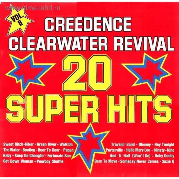 Виниловая пластинка Creedence Clearwater Revival - 20 Super HitsVol. II - Фото 1
