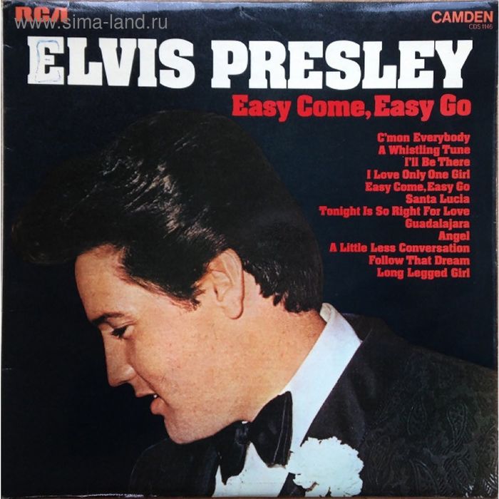 Виниловая пластинка Elvis Presley - Easy ComeEassy Go - Фото 1