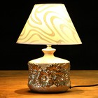Лампа настольная с абажуром "Серебряные герберы" МИКС 33х22х16 см - Фото 5