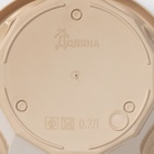 Горшок для цветов с поддоном Доляна «Эрика», 0.7 л, цвет пудровый - Фото 7