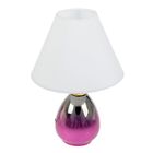 Лампа настольная абажур "Розовая капля" 22,5х22,5х33 см - Фото 1