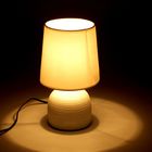 Лампа настольная абажур "Белые ночи" 16х16х28,5 см - Фото 2