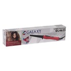 Плойка Galaxy GL 4623, 50 Вт, конусная, керамическое покрытие, d=25 мм, 200°С, красная - фото 9233767