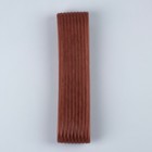 Регилин плоский, гофрированный, 70 мм, 20 ± 1 м, цвет коричневый - Фото 2