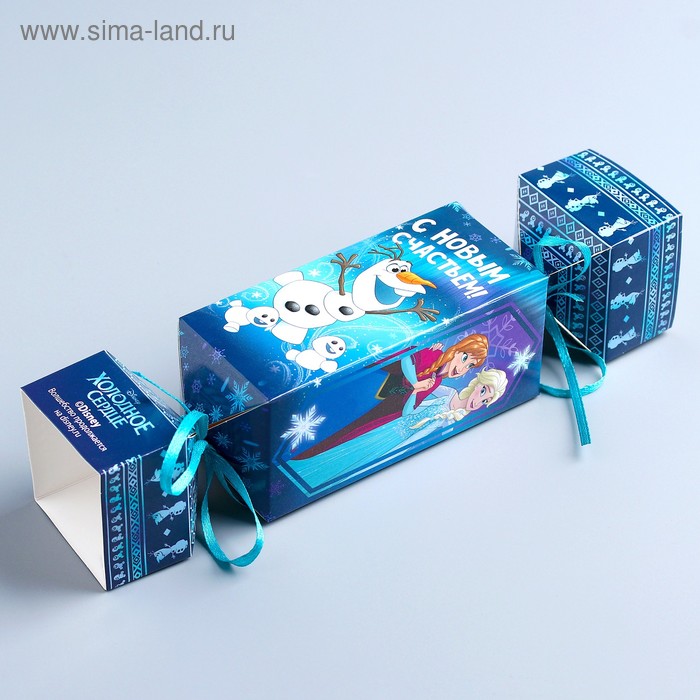 Коробка подарочная "С Новым Годом", Холодное сердце , 11 х 5 х 5 см - Фото 1