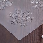 Набор молдов для украшения выпечки "Снеговик и снежинки" 3шт 19х19х0,1 см - Фото 5